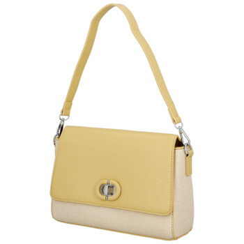 Dámska kabelka na rameno žltá - Paolo bags Faraia