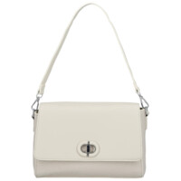 Dámska kabelka na rameno krémová - Paolo bags Faraia