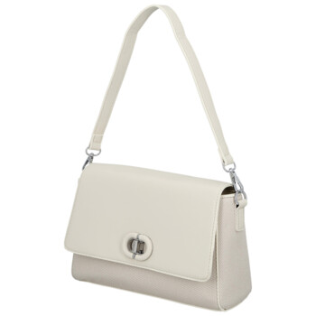 Dámska kabelka na rameno krémová - Paolo bags Faraia