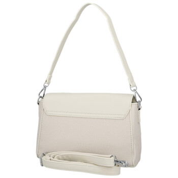 Dámska kabelka na rameno krémová - Paolo bags Faraia