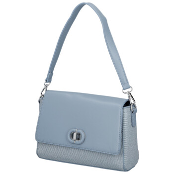 Dámska kabelka na rameno svetlo modrá - Paolo bags Faraia