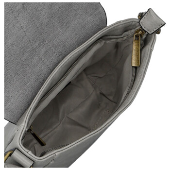 Dámska crossbody kabelka šedá - Paolo bags Caprica
