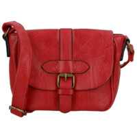 Dámska crossbody kabelka červená - Paolo bags Caprica