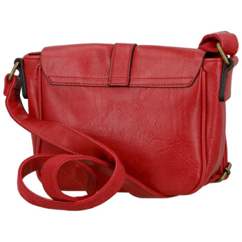 Dámska crossbody kabelka červená - Paolo bags Caprica