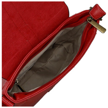 Dámska crossbody kabelka červená - Paolo bags Caprica