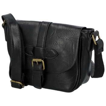 Dámska crossbody kabelka čierna - Paolo bags Caprica