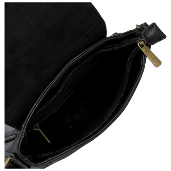 Dámska crossbody kabelka čierna - Paolo bags Caprica