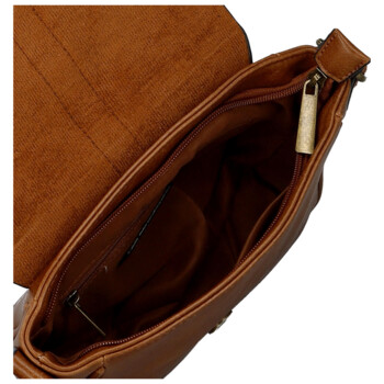 Dámska crossbody kabelka hnedá - Paolo bags Caprica