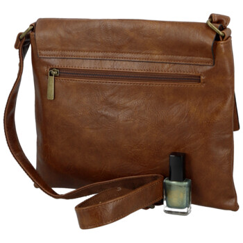 Dámska crossbody kabelka hnedá - Paolo bags Rositta