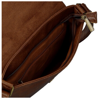 Dámska crossbody kabelka hnedá - Paolo bags Rositta