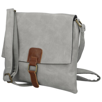 Dámska crossbody kabelka šedá - Paolo bags Rositta