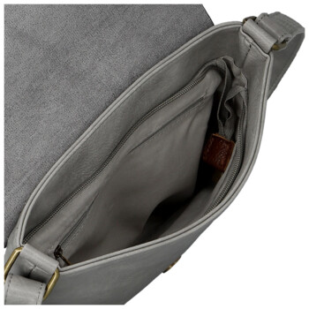 Dámska crossbody kabelka šedá - Paolo bags Rositta