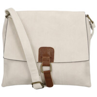 Dámska crossbody kabelka krémová - Paolo bags Rositta