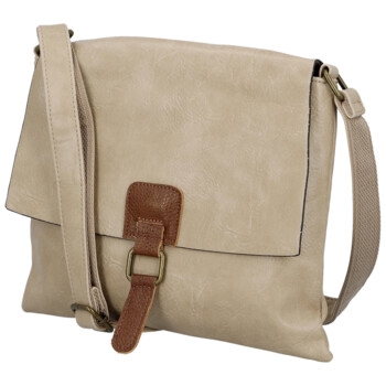 Dámska crossbody kabelka béžová - Paolo bags Rositta