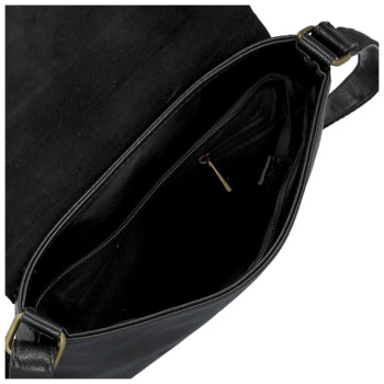 Dámska crossbody kabelka čierna - Paolo bags Rositta