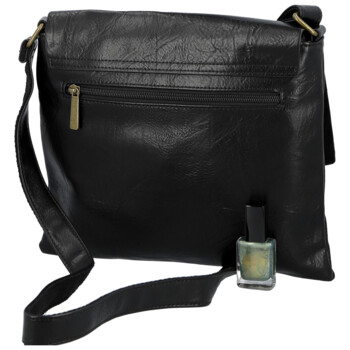 Dámska crossbody kabelka čierna - Paolo bags Rositta