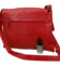 Trendy dámska koženková crossbody kabelka Ada, červená