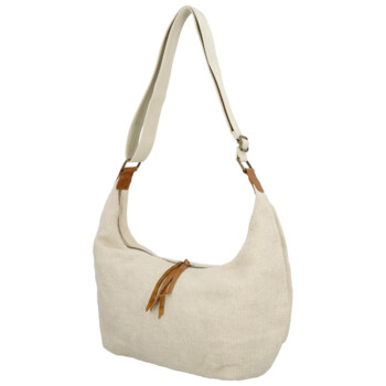 Dámska kabelka cez rameno krémová - Paolo bags Marita