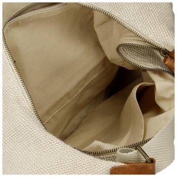 Dámska kabelka cez rameno krémová - Paolo bags Marita