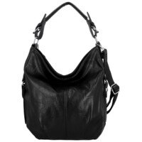 Dámska kabelka na rameno čierna - Paolo bags Orena