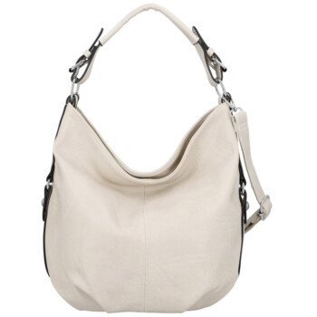 Dámska kabelka na rameno krémová - Paolo bags Orena