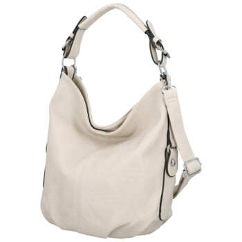 Dámska kabelka na rameno krémová - Paolo bags Orena