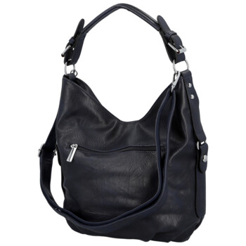 Dámska kabelka na rameno tmavo modrá - Paolo bags Orena