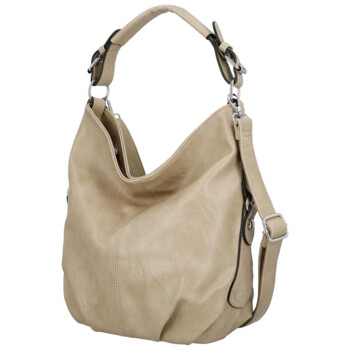 Dámska kabelka na rameno béžová - Paolo bags Orena