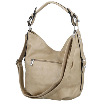 Dámska kabelka na rameno béžová - Paolo bags Orena