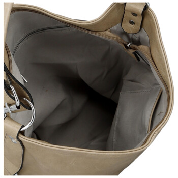 Dámska kabelka na rameno béžová - Paolo bags Orena