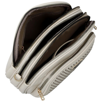 Dámska crossbody kabelka krémová - Firenze Namisia