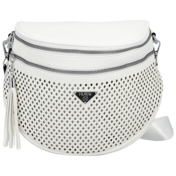 Dámska kabelka/ľadvinka biela - Firenze Valeri