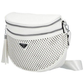 Dámska kabelka/ľadvinka biela - Firenze Valeri