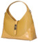 Dámska kožená kabelka žltá - Delami Vera Pelle Aria