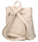 Dámsky koženkový batoh béžový - Laura Biaggi Nova