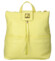 Dámsky koženkový batoh žltý - Laura Biaggi Nova