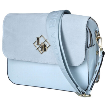 Dámska crossbody kabelka modrá - Laura Biaggi Wiana