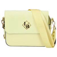 Dámska crossbody kabelka žltá - Laura Biaggi Wiana