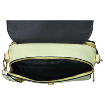 Dámska crossbody kabelka žltá - Laura Biaggi Wiana