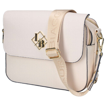 Dámska crossbody kabelka béžová - Laura Biaggi Wiana