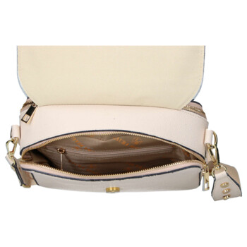 Dámska crossbody kabelka béžová - Laura Biaggi Wiana