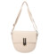 Dámska koženková crossbody kabelka béžová - Laura Biaggi Mirella