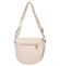 Dámska koženková crossbody kabelka béžová - Laura Biaggi Mirella