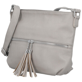 Dámska crossbody kabelka šedá - Paolo bags Gilia
