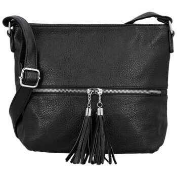 Dámska crossbody kabelka čierna - Paolo bags Gilia