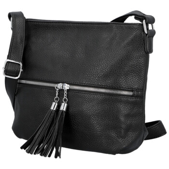 Dámska crossbody kabelka čierna - Paolo bags Gilia