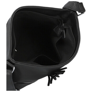 Dámska crossbody kabelka čierna - Paolo bags Gilia