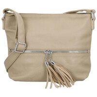 Dámska crossbody kabelka béžová - Paolo bags Gilia
