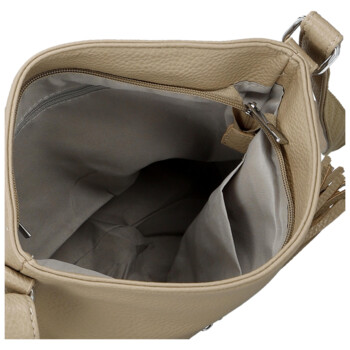 Dámska crossbody kabelka béžová - Paolo bags Gilia
