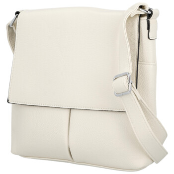 Dámska crossbody kabelka krémová - Paolo Bags Dilara